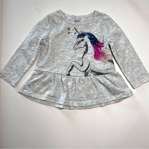 Unicorn babydoll style long sleeve shirt